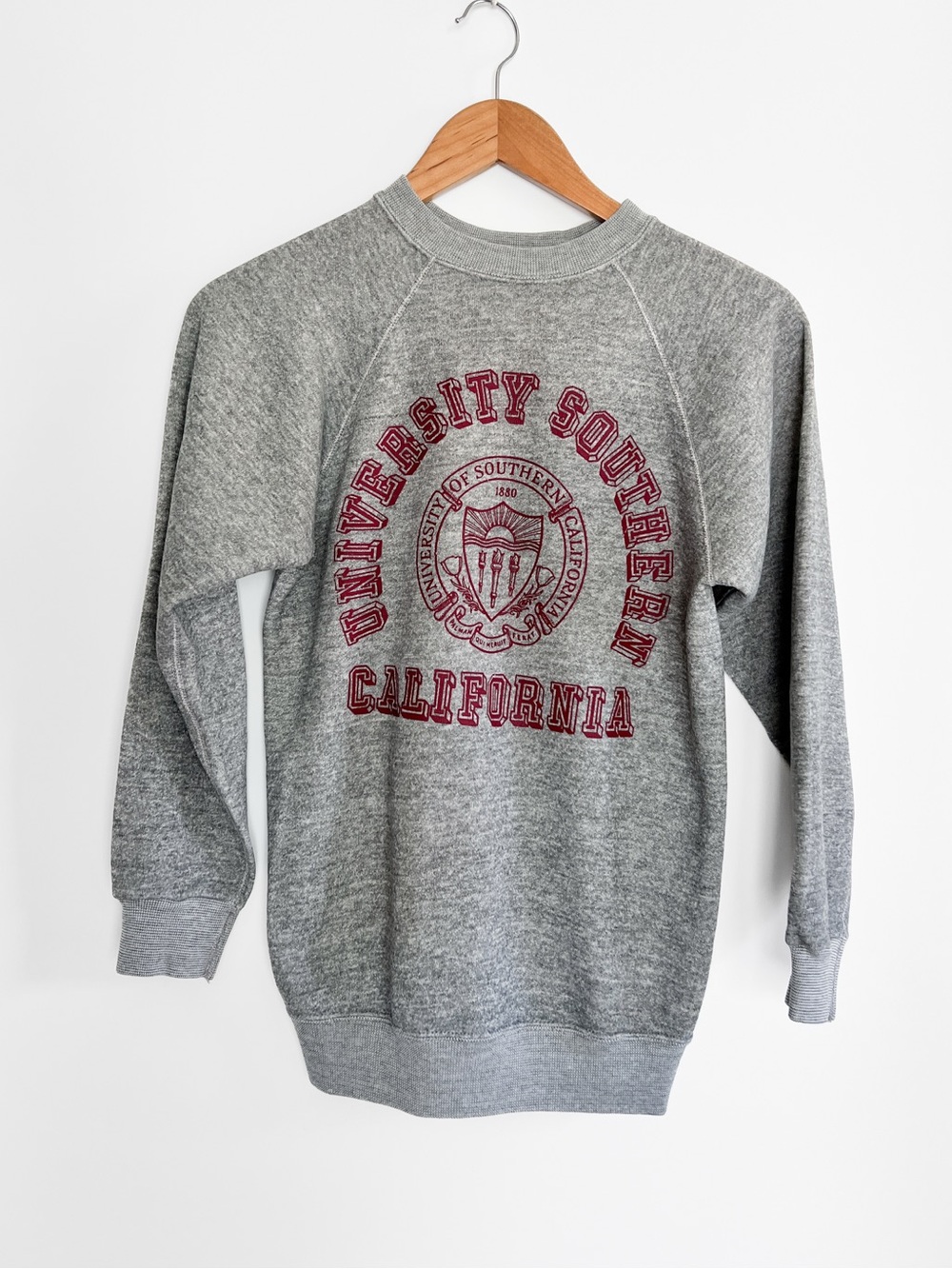 vintage USC collegiate preppy crewneck sweatshirt blokecore